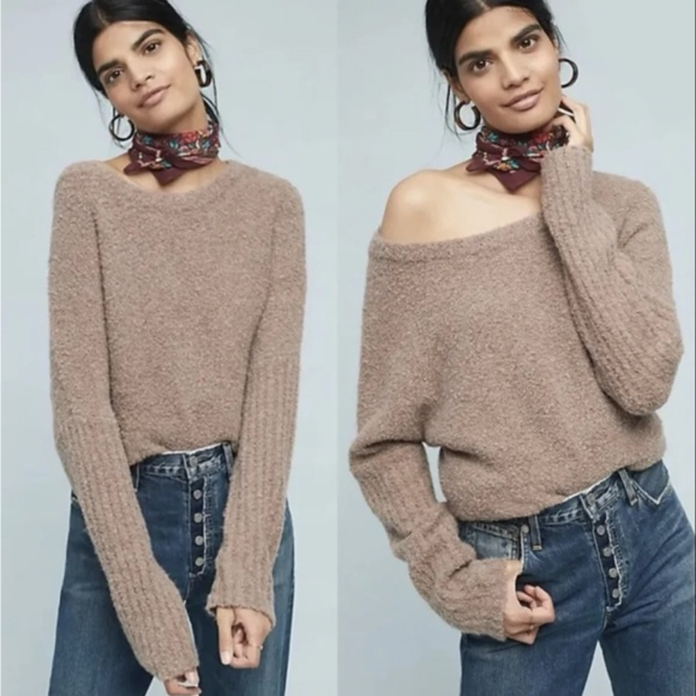 Anthropologie Sleeping on Snow Lavinia Sweater Size XS Alpaca & Merino‎ Wool